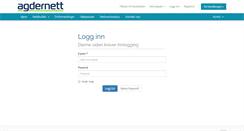 Desktop Screenshot of kundeweb.agdernett.no